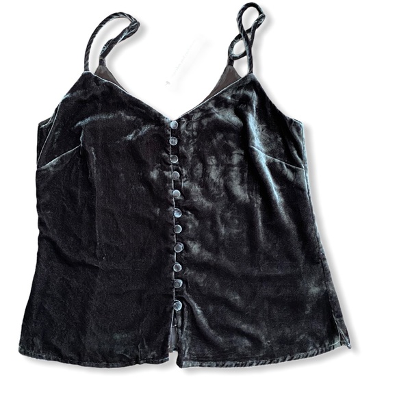 Cupcake & Cashmere brown Velvet Tank top NWT Small - Picture 4 of 5